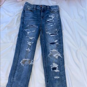 American Eagle ripped jeans